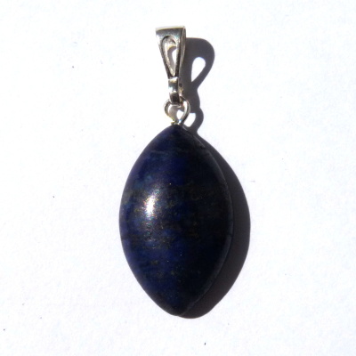 Lapis lazuli, lazurit - Přívěsek kabošon (Ag 925)