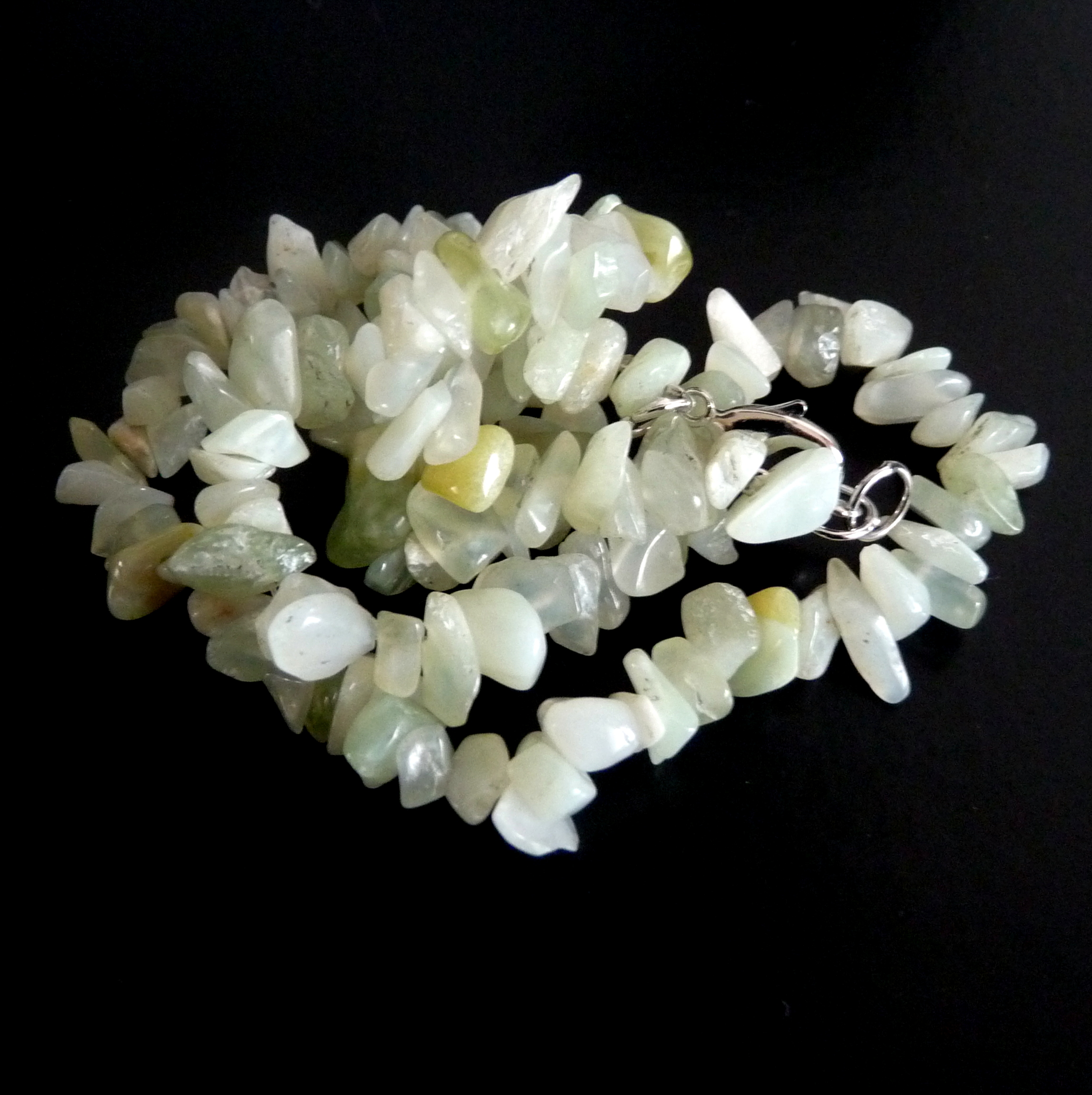 Náhrdelník - čínský jadeit (světlý)