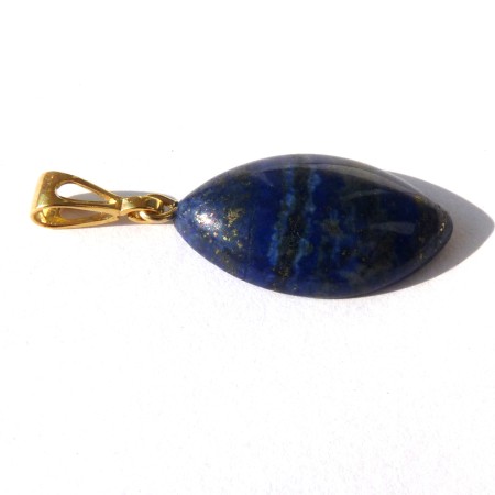 Lapis lazuli, lazurit AA - Přívěsek (Ag 925, pozlaceno)